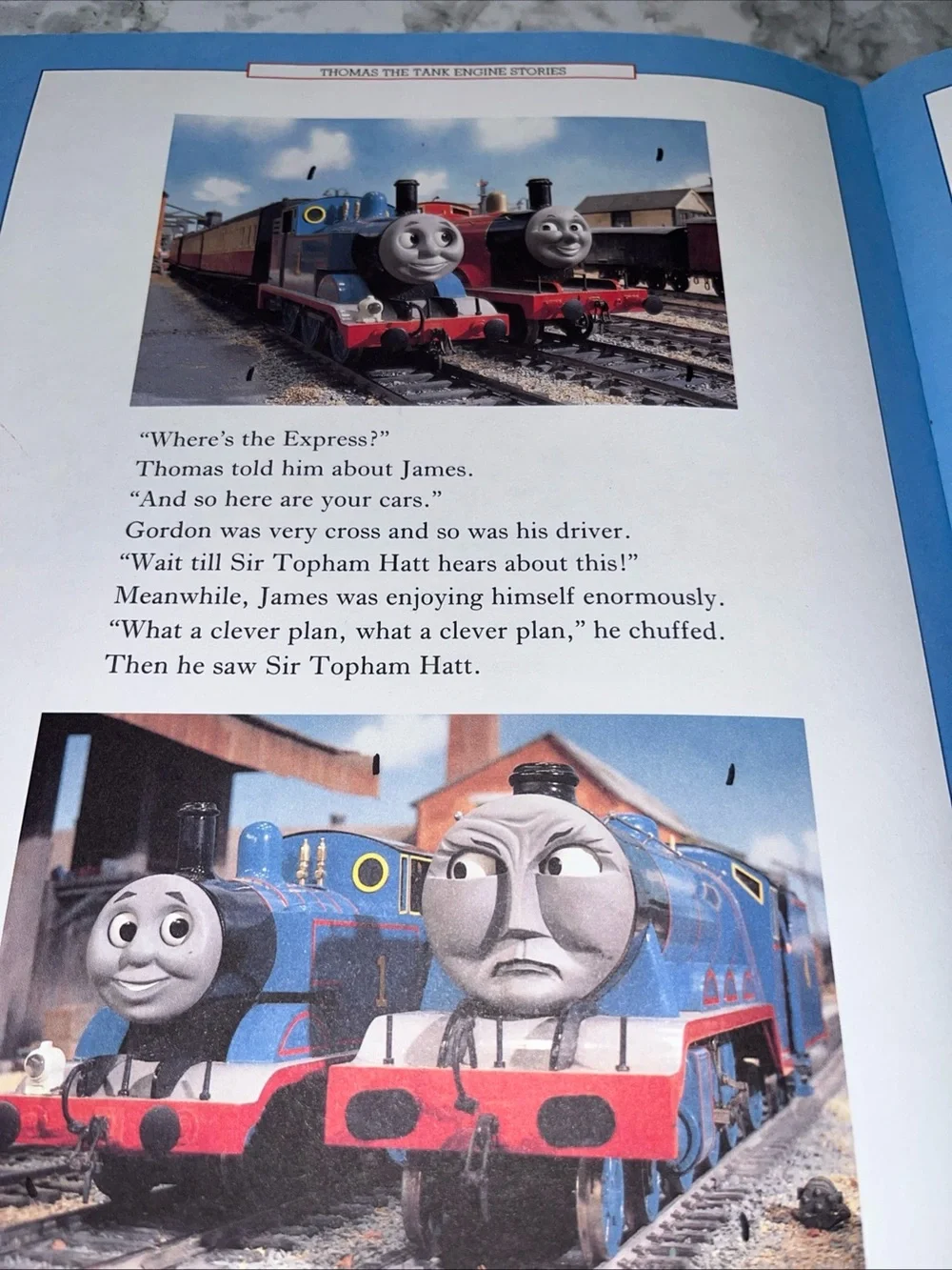Vintage Thomas & Friends Story Book - Blue and Red Engines